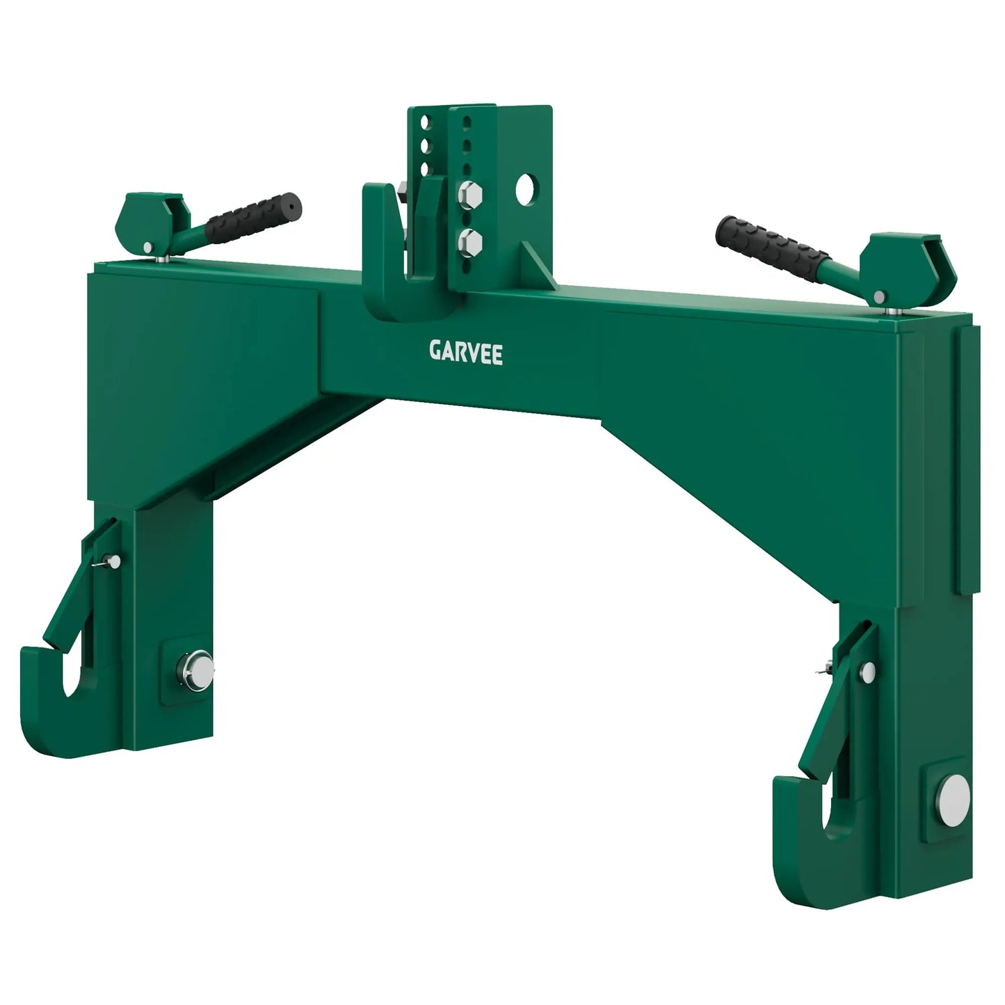 Heavy Duty For Category 2 Quick Hitch 4000lbs Capacity 3 Point Tractor Hitch Adapter With 2in Receiver & Bushings Farm Implements