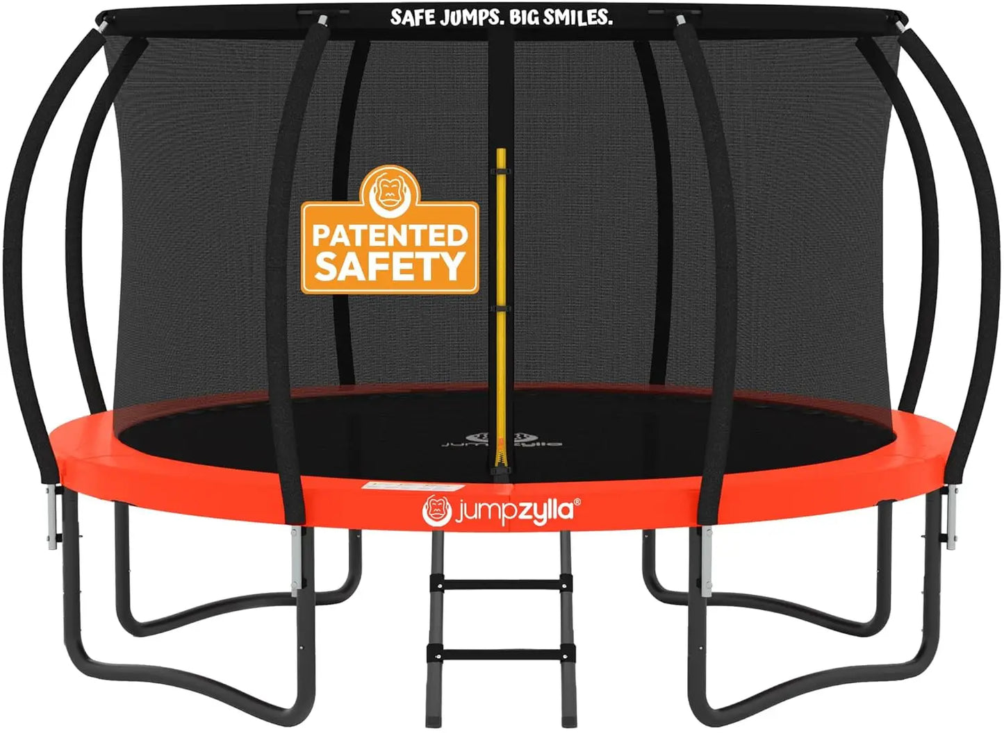 10FT Outdoor Trampoline with Safety Enclosure, Non-Slip Ladder and Anti-Rust Coated Frame, ASTM Certified, Customized