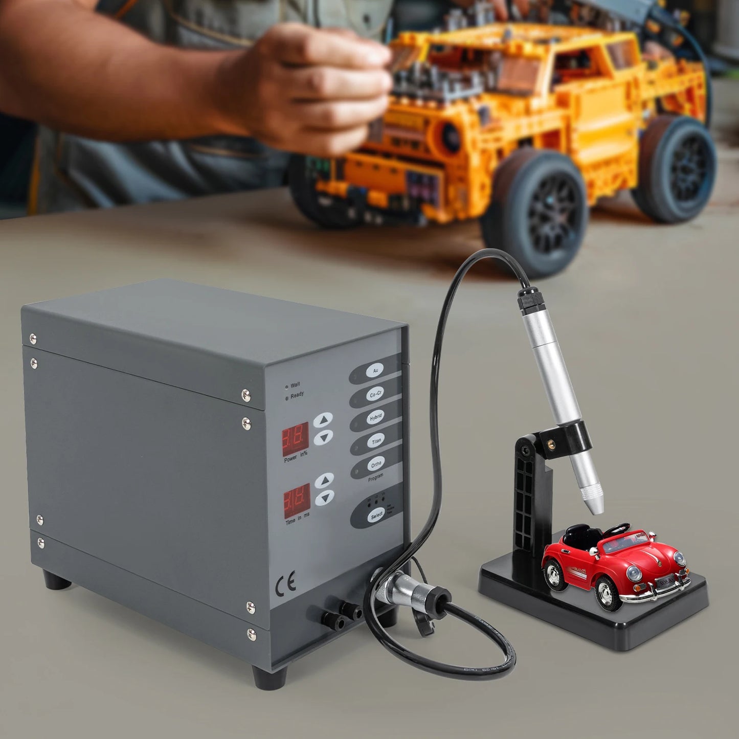 100W Welding Machine Jewelry Welding Machine Permanent Jewelry Welder Kit, Jewelry Welding Machine W/2 Lcd Screens