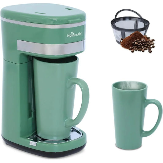 SHXI Coffee Machine Single Serve One Cup Portable Brewer