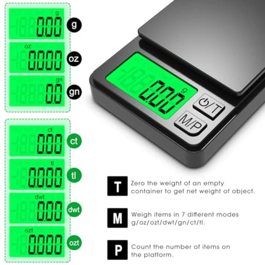 Pocket Digital Jewelry Scale Portable Precision for Gold and More