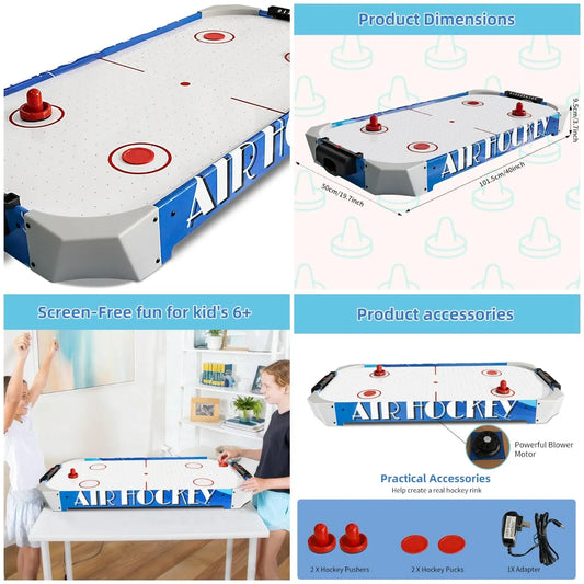 YTYIN Arcade Style Air Hockey Table For Home And Office