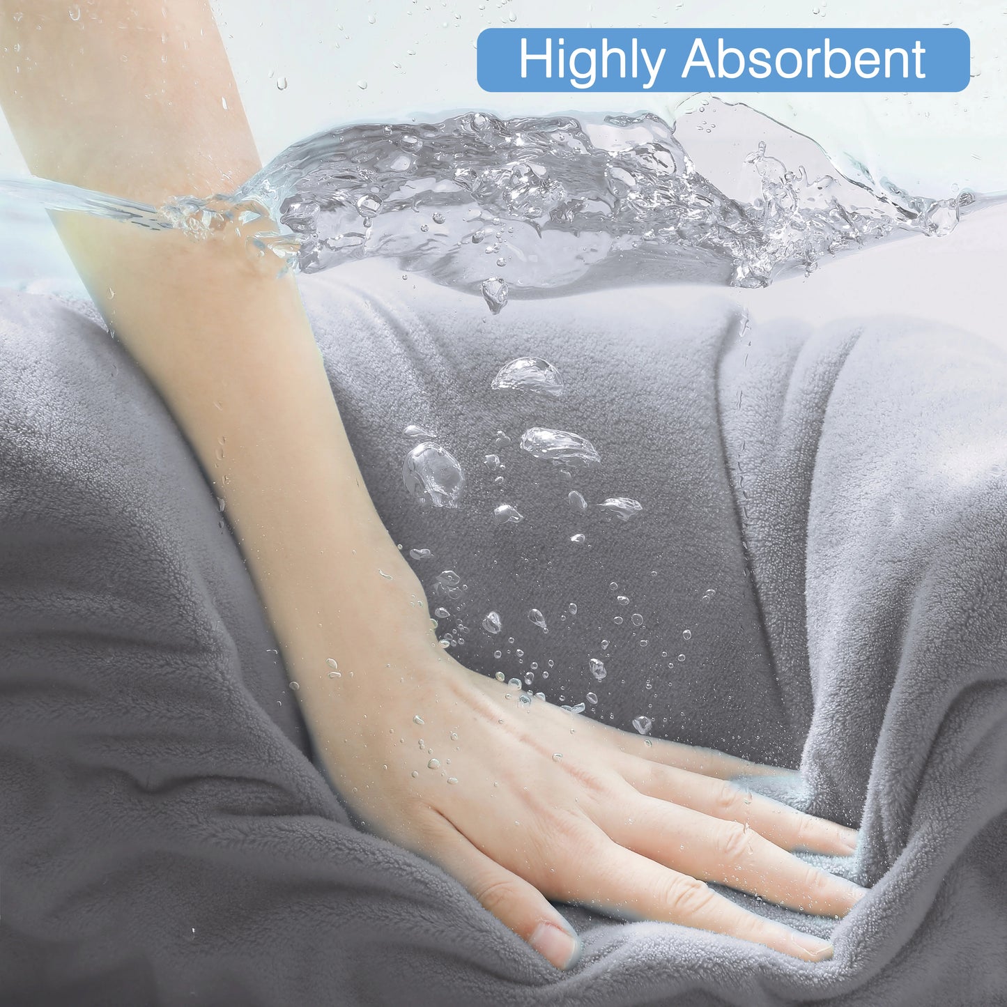 Belista Eight-Piece Bath Towels Set Soft Absorbent Quick Dry