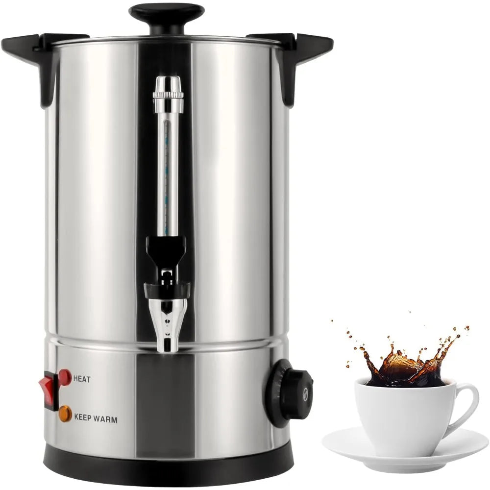 SBPKMARSCT Commercial Coffee Urn Stainless Steel Large Capacity Electric