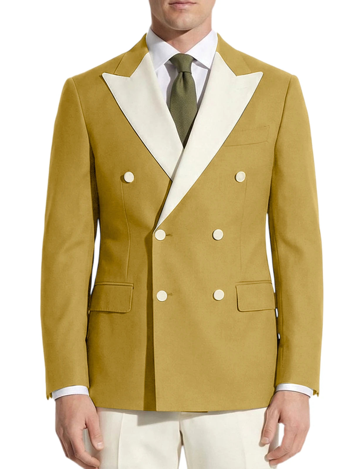 Men's Double Breasted Tuxedo Jacket For Business And Weddings