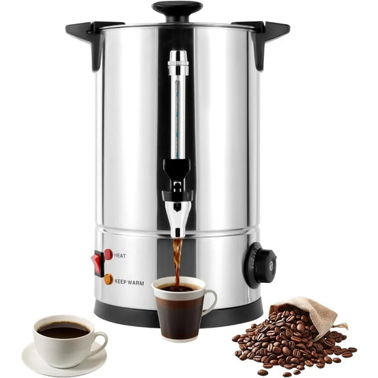 SBPKMARSCT Commercial Coffee Urn Stainless Steel Large Capacity Electric