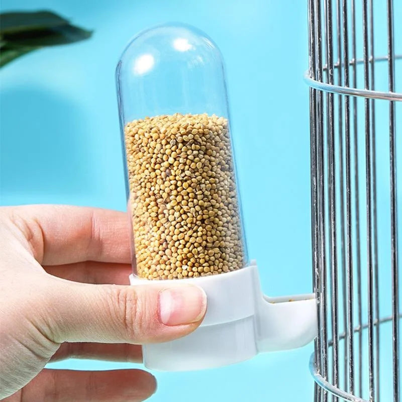 Automatic Hanging Pet Feeder and Water Dispenser for Birds