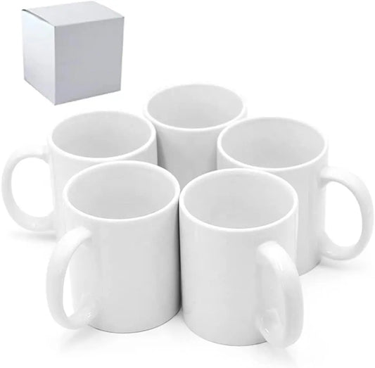 White Ceramic Sublimation Mugs 36 Pack For Custom Printing