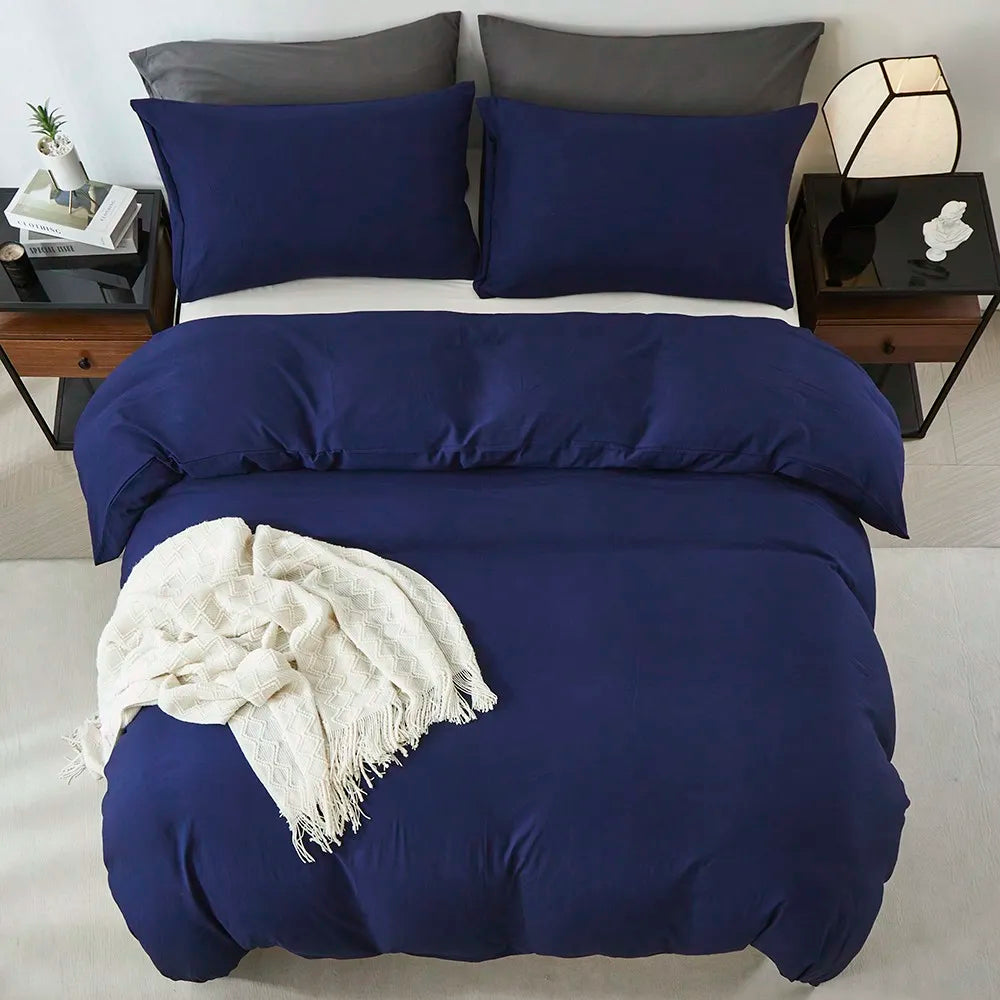 2-3 Piece Summer Duvet Cover Set Without Filler With Pillowcases