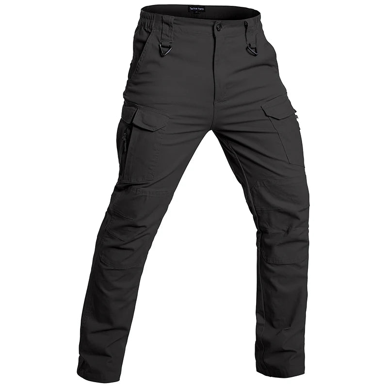Men's Cotton Hiking Tactical Pants Stretch Lightweight Combat Cargo Work Pants  Rip-Stop Outdoor Pants