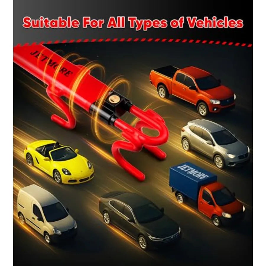 Car Steering Wheel Lock Anti-Theft Device, Wheel Locks for Cars, Dual Hooks, Car Lock Steering Wheel, Car Anti-Theft Device, Sa