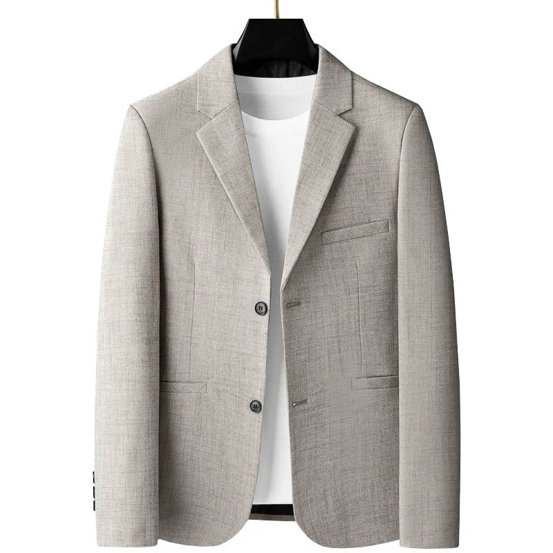 BROWON Spring Brand Young Men Blazers Jacket New Solid Color Blazer for Male Casual Office Clothes Mans New in Suits & Blazers