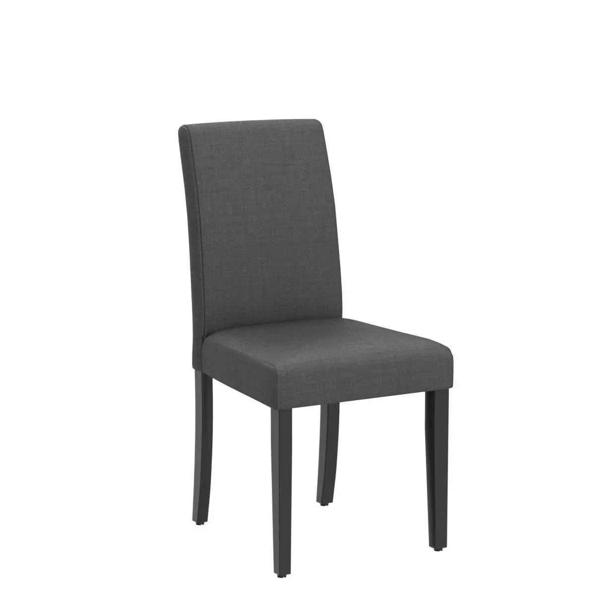 Parson Upholstered Dining Chairs Set of 4 with Wood Legs