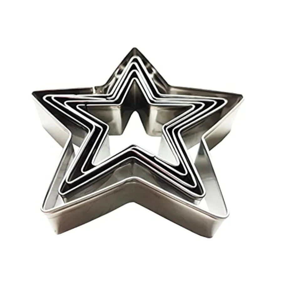 YAO HUI HUANG Stainless Fondant Cake Mold Star Cookie Cutters