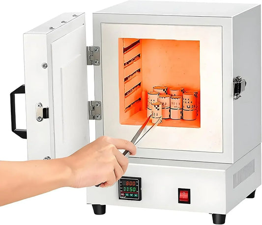 2000W Electric Kiln for Jewelry, Metal Casting and Pottery Glazing