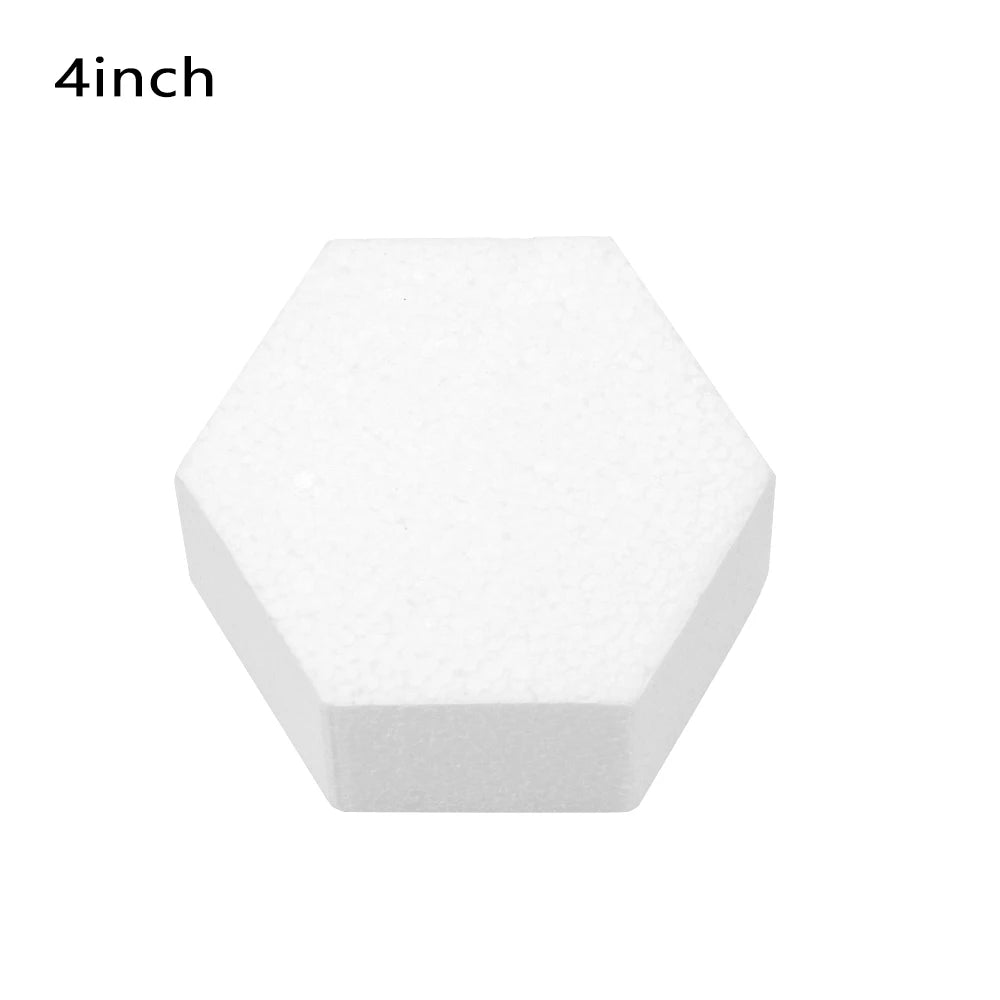 Cake Foam Mould Polystyrene Flower Decor Cake Dummy Practice Sugarcraft Lightweight Party DIY Decorations 4/6/8 Inch
