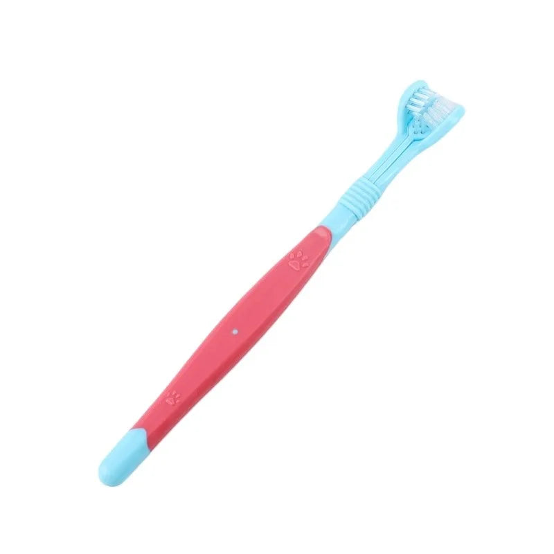 3 Sided Pet Toothbrush For Dogs And Cats Dental Care