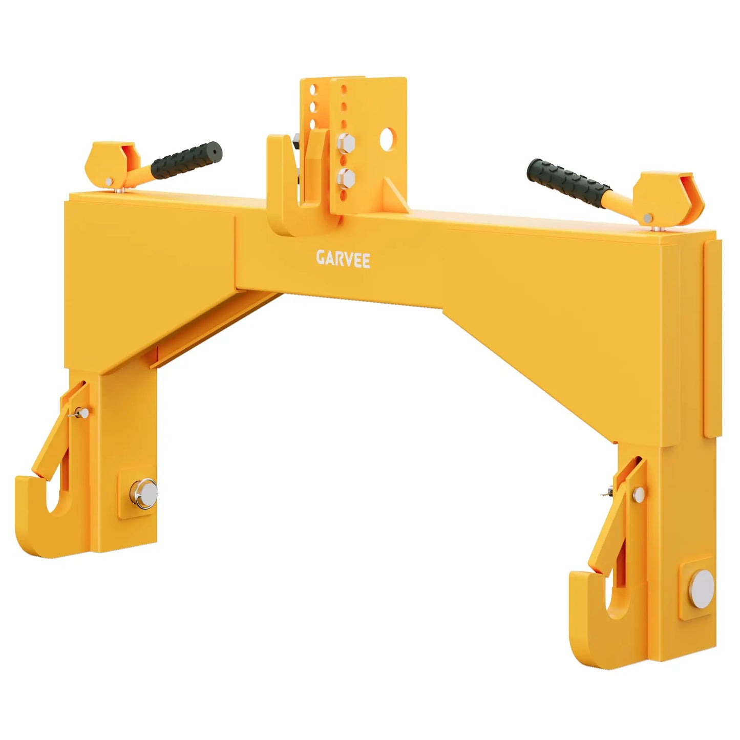 Heavy Duty For Category 2 Quick Hitch 4000lbs Capacity 3 Point Tractor Hitch Adapter With 2in Receiver & Bushings Farm Implements
