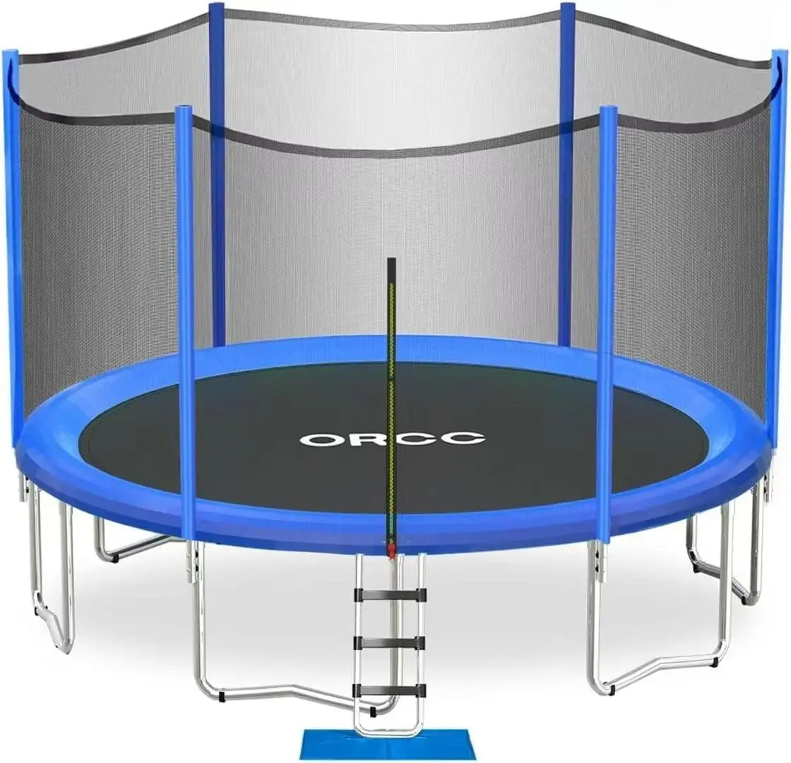 14FT Yard Outdoor Trampoline, 1200LBS Capacity for Kids & Adults, Heavy Duty Recreational Trampoline, Customized