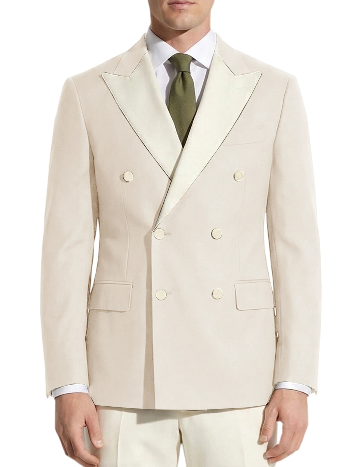 Men's Double Breasted Tuxedo Jacket For Business And Weddings