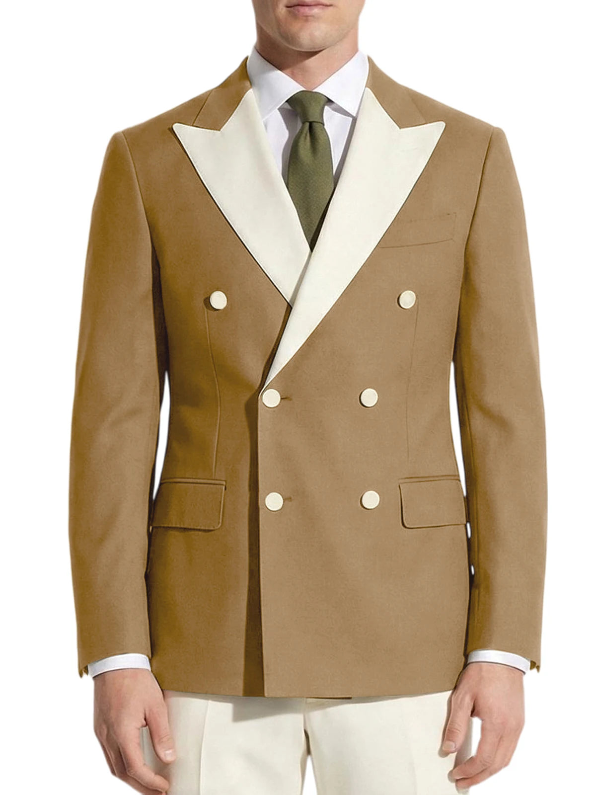 Men's Double Breasted Tuxedo Jacket For Business And Weddings