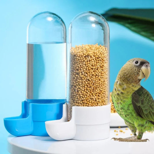 Automatic Hanging Pet Feeder and Water Dispenser for Birds