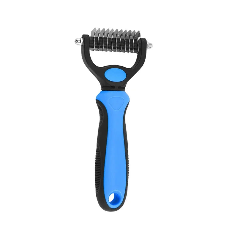 Deshedding Brush Self Cleaning Grooming Comb For Dogs And Cats
