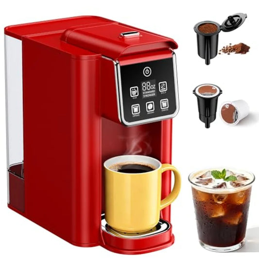 MDNG Single Serve Coffee Maker for K Cup and Grounds