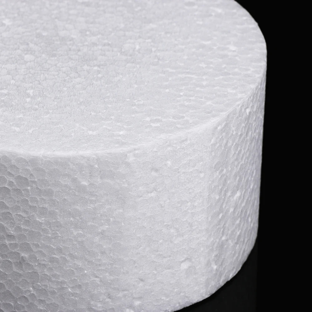 Cake Foam Mould Polystyrene Flower Decor Cake Dummy Practice Sugarcraft Lightweight Party DIY Decorations 4/6/8 Inch