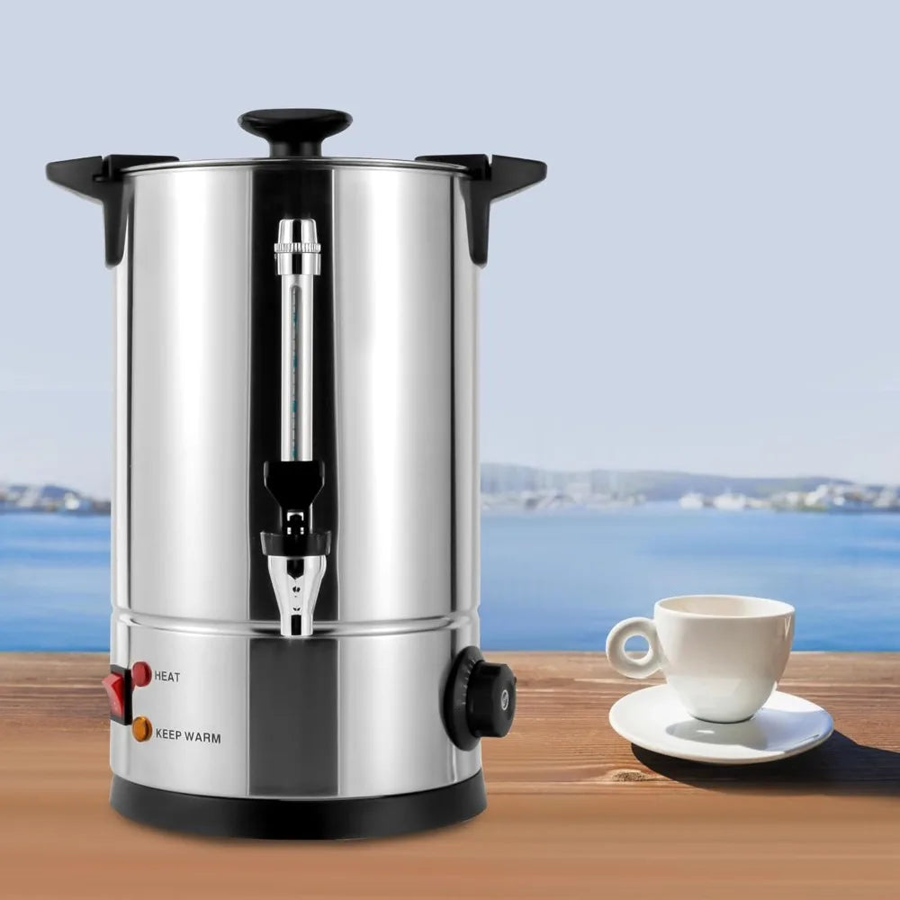 SBPKMARSCT Commercial Coffee Urn Stainless Steel Large Capacity Electric