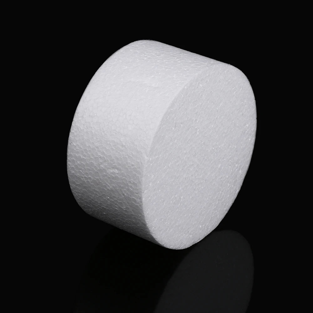 Cake Foam Mould Polystyrene Flower Decor Cake Dummy Practice Sugarcraft Lightweight Party DIY Decorations 4/6/8 Inch