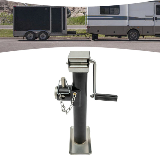 2000 lbs Trailer Supports Jack Leg 1000Kg Vertical Travel Weld-on Pipe Mount Swivel Trailer Jack w/ Support Base