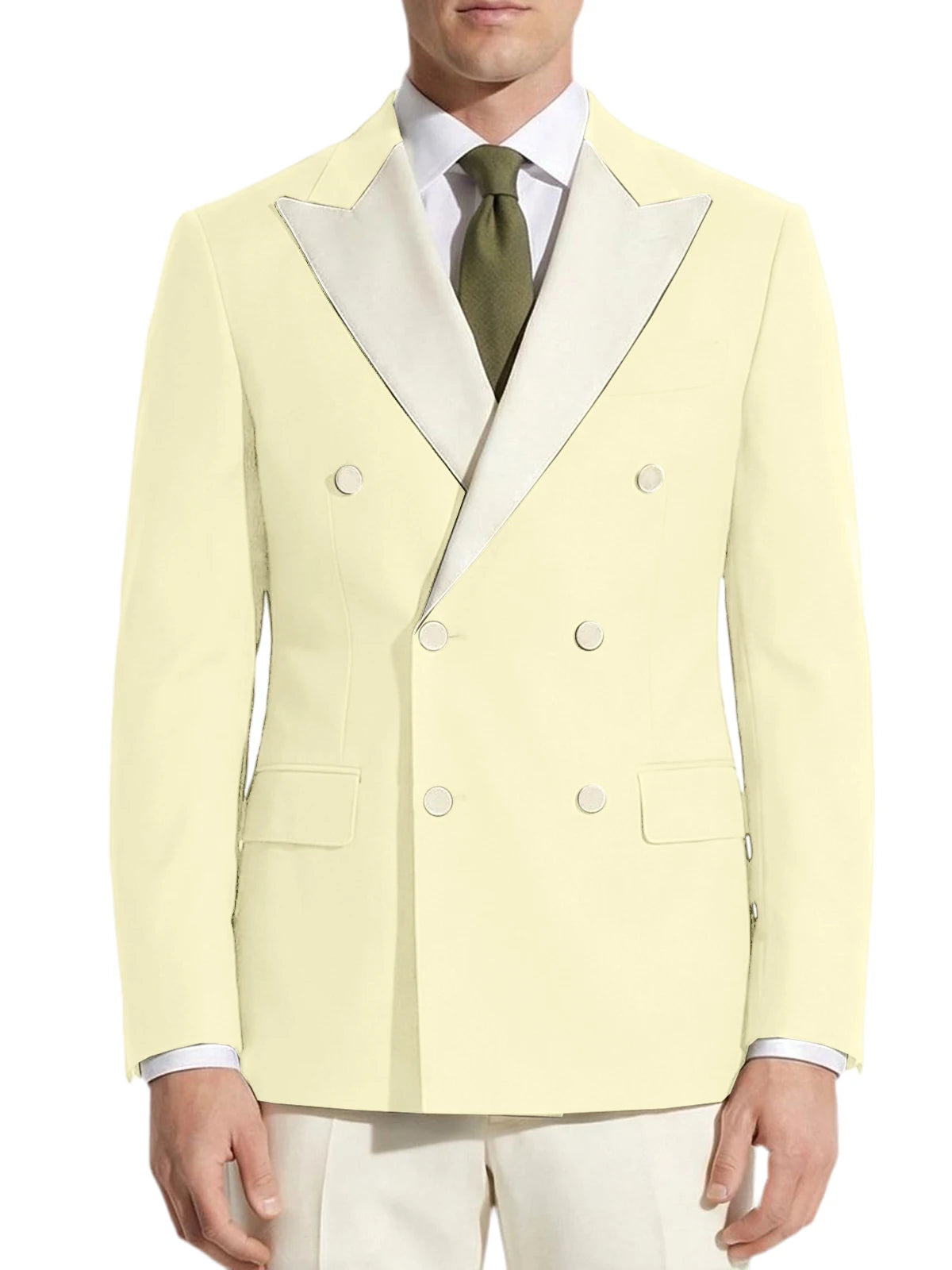 Men's Double Breasted Tuxedo Jacket For Business And Weddings