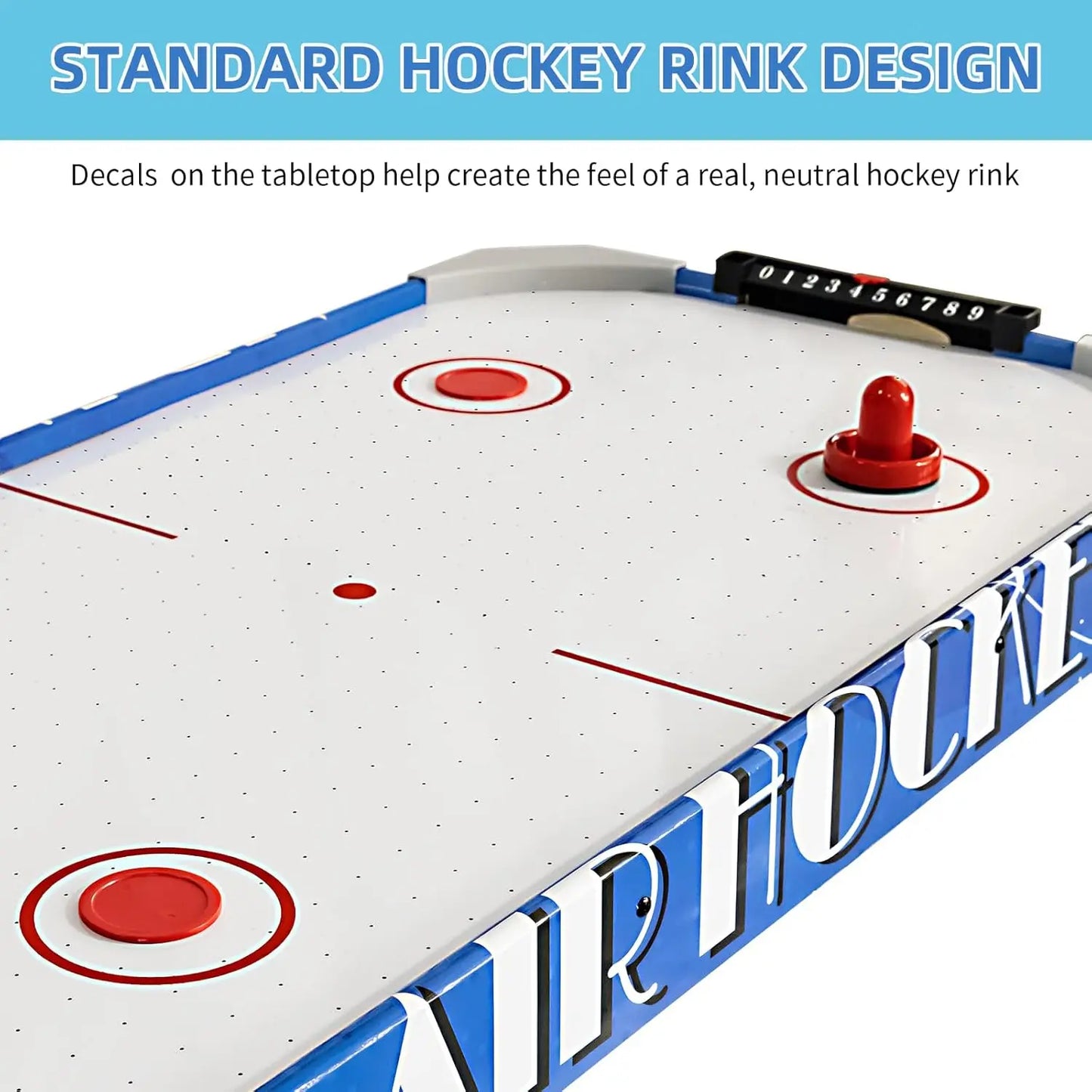 YTYIN Arcade Style Air Hockey Table For Home And Office