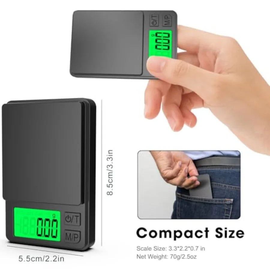 Pocket Digital Jewelry Scale Portable Precision for Gold and More