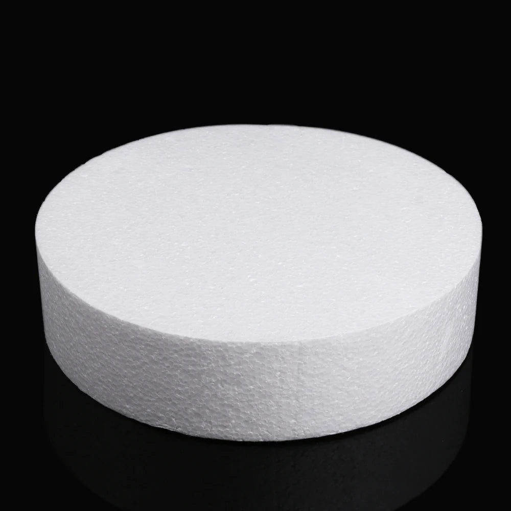 Cake Foam Mould Polystyrene Flower Decor Cake Dummy Practice Sugarcraft Lightweight Party DIY Decorations 4/6/8 Inch