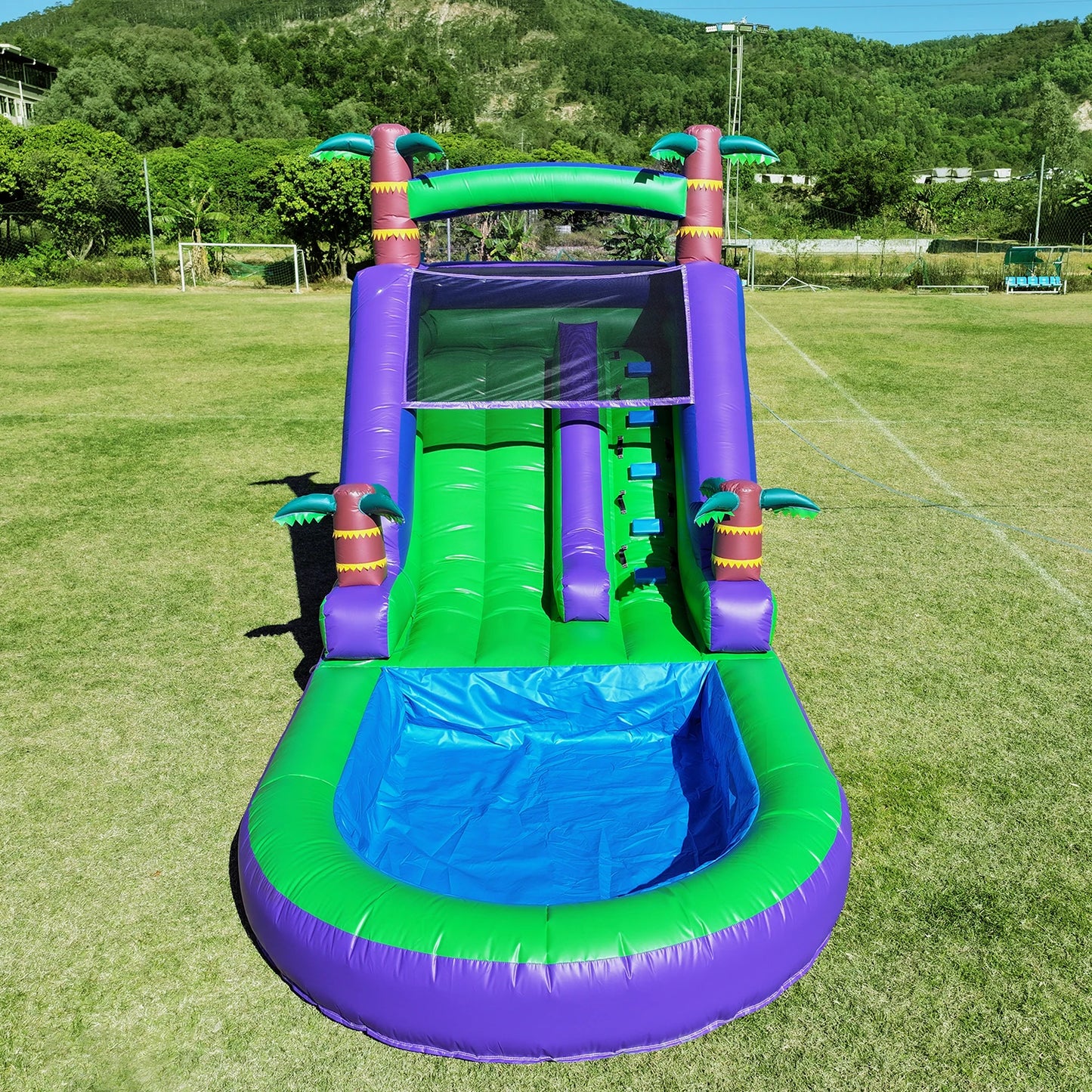 King Inflatable Commercial Water Slide With 1100W Blower
