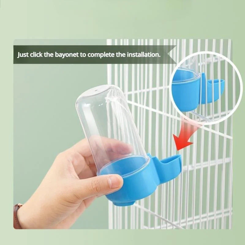 Automatic Hanging Pet Feeder and Water Dispenser for Birds