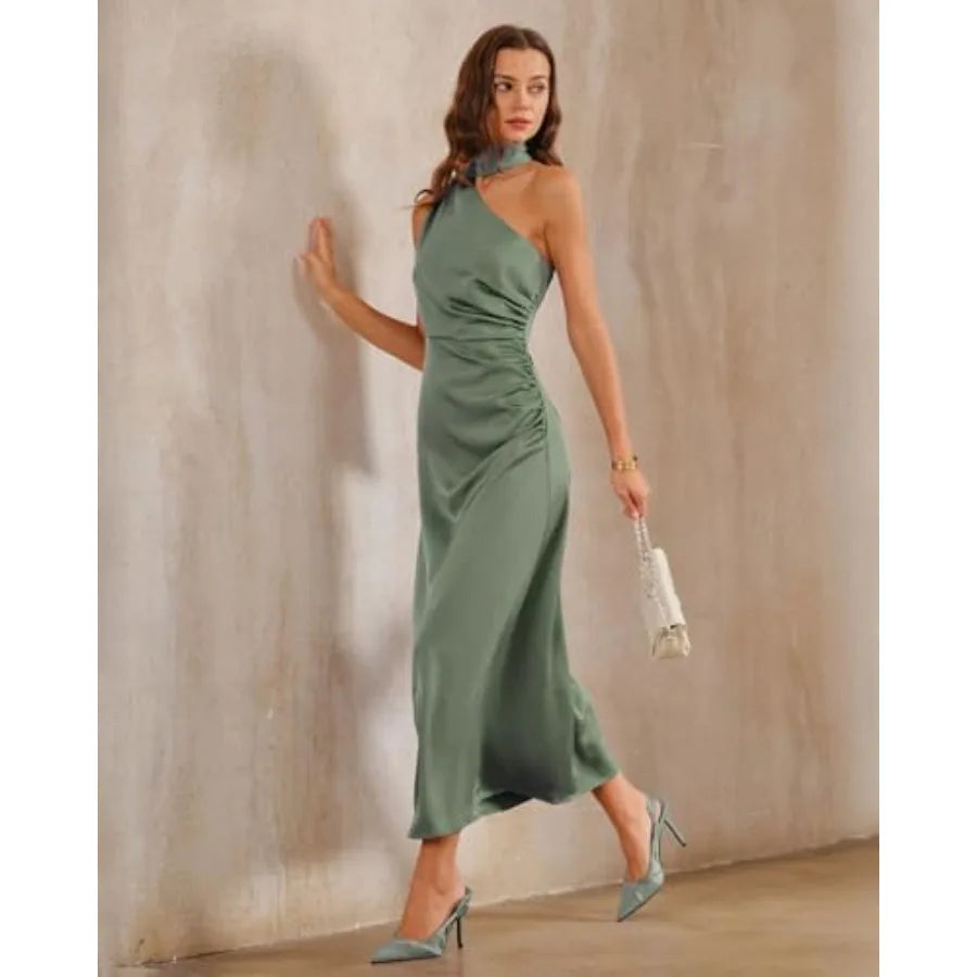 RIHOAS Women's Formal Dress, Elegant Wedding Guest Bridesmaid Cocktail Gown for Spring Summer Garden Party Evening Fiesta