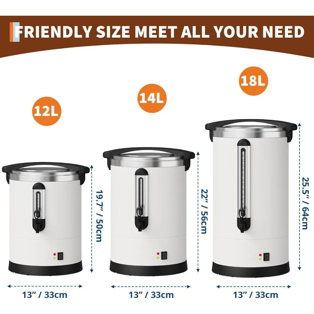 LEISULIF Electric Commercial Coffee Urn Stainless Steel