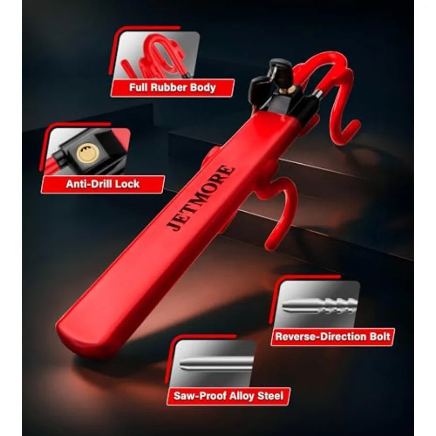 Car Steering Wheel Lock Anti-Theft Device, Wheel Locks for Cars, Dual Hooks, Car Lock Steering Wheel, Car Anti-Theft Device, Sa