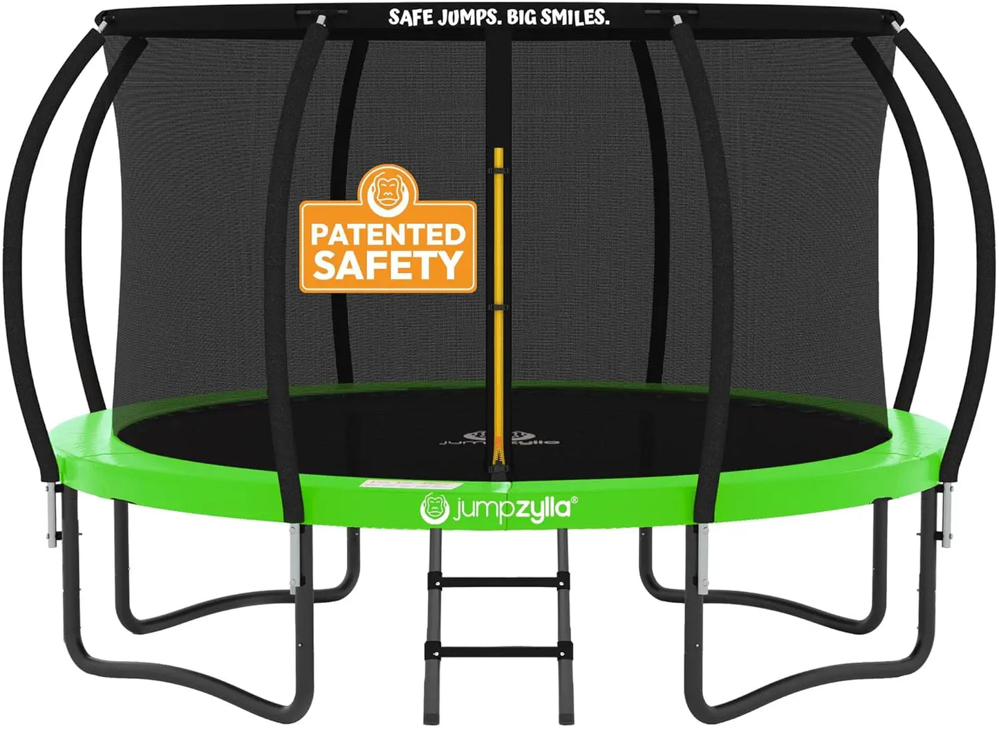 10FT Outdoor Trampoline with Safety Enclosure, Non-Slip Ladder and Anti-Rust Coated Frame, ASTM Certified, Customized