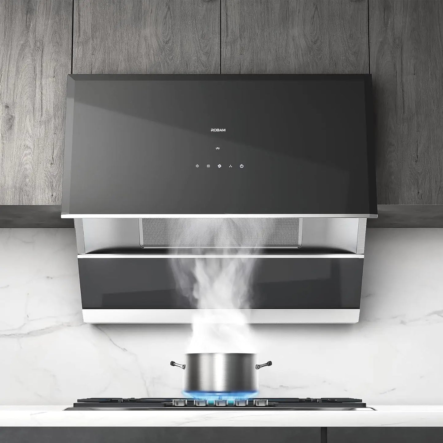 A6720 Range Hood 850 CFM Quiet Brushless Motor LED Lights