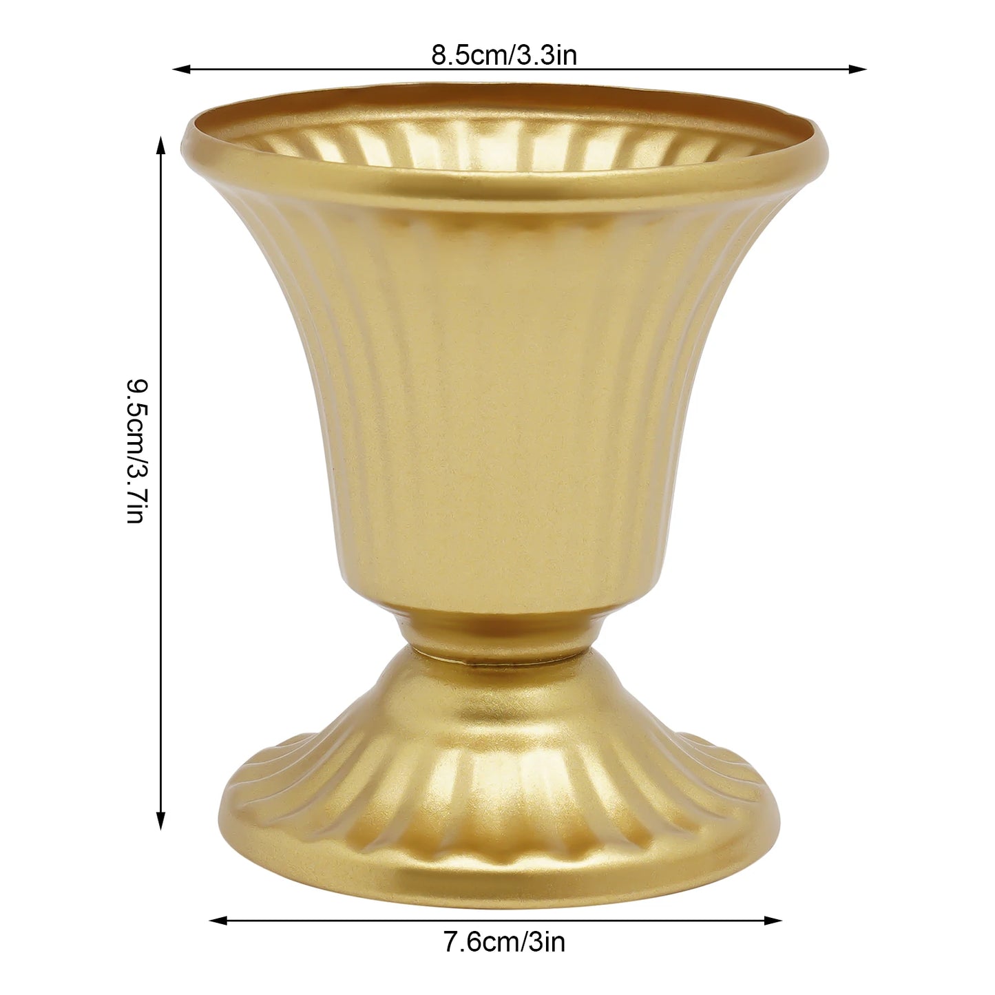 10-Piece Trumpet Centerpiece Vases for Wedding Decor
