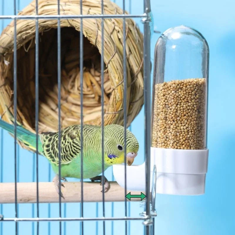 Automatic Hanging Pet Feeder and Water Dispenser for Birds