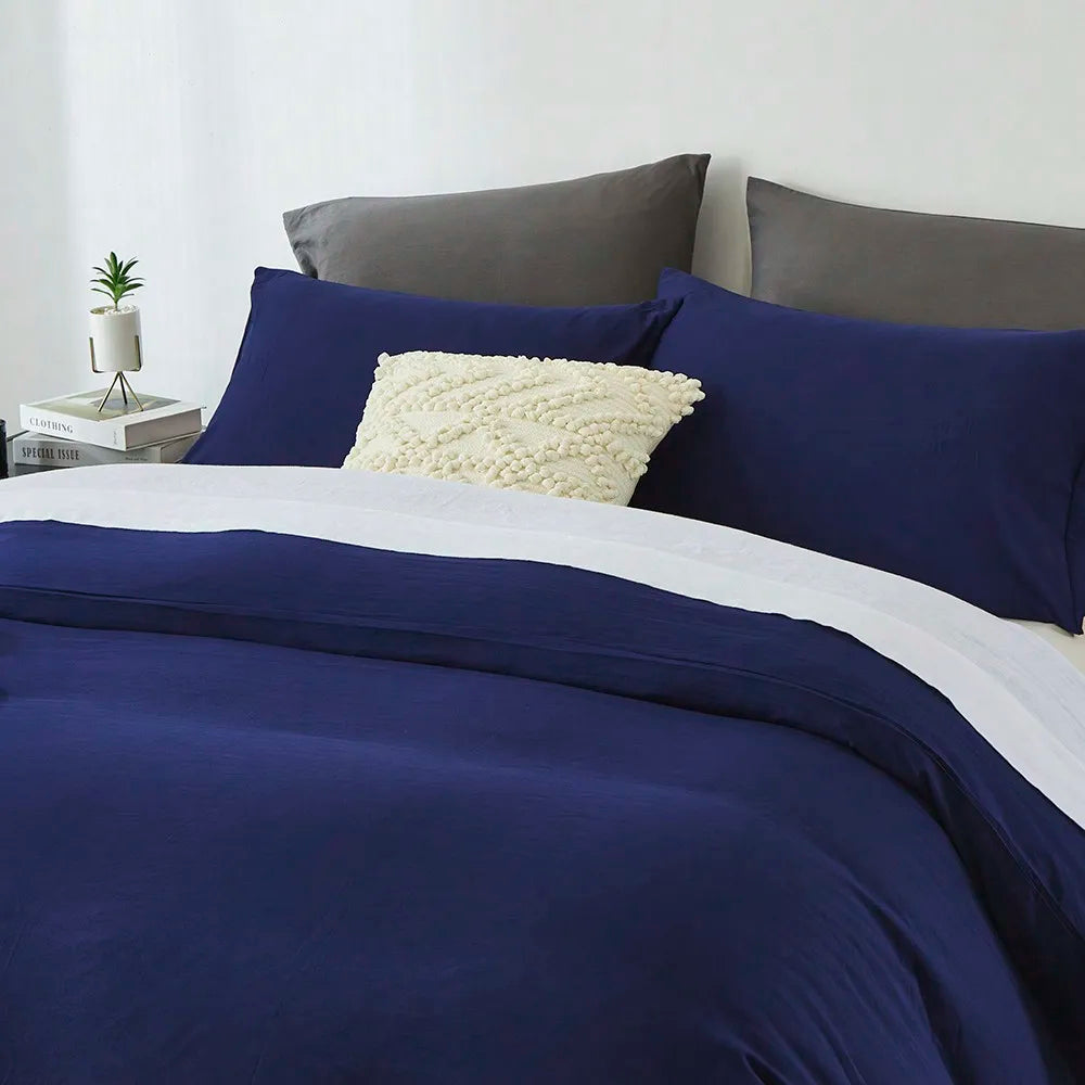 2-3 Piece Summer Duvet Cover Set Without Filler With Pillowcases