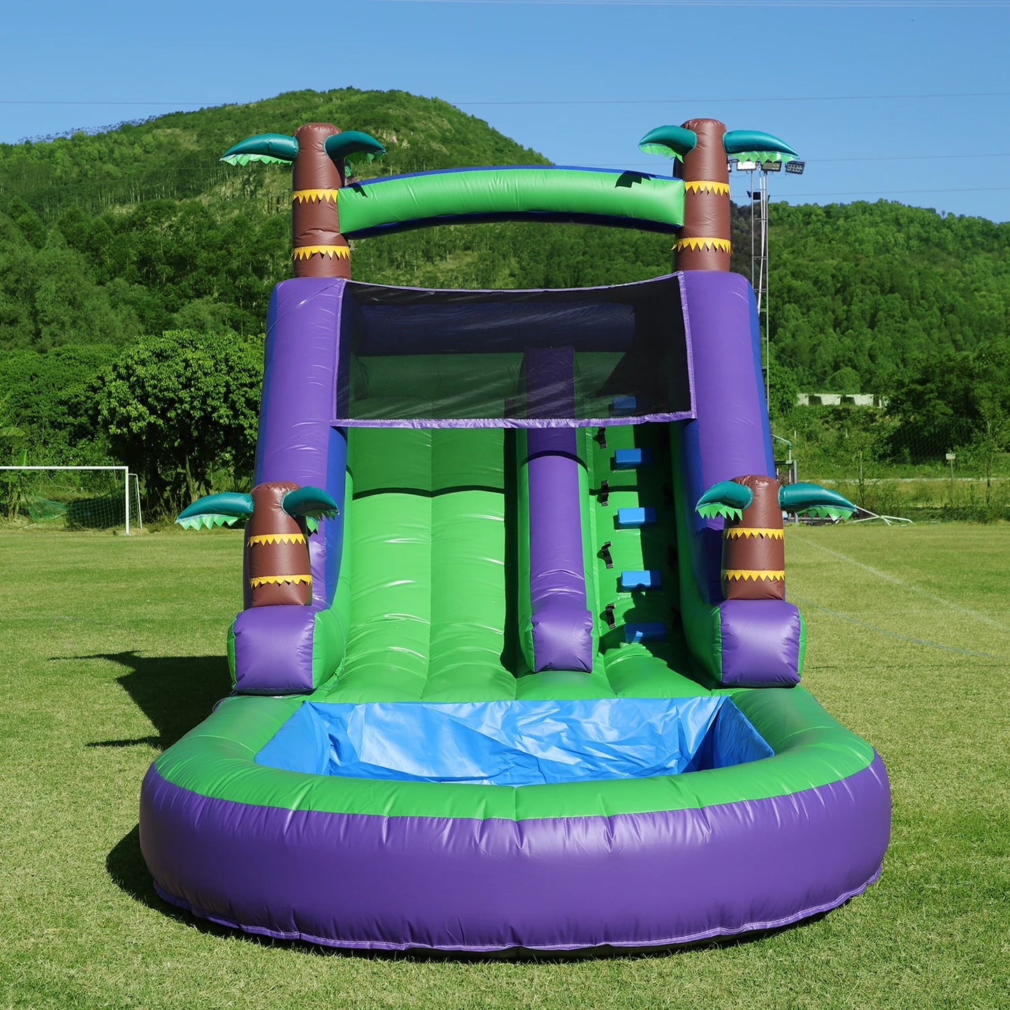 King Inflatable Commercial Water Slide With 1100W Blower