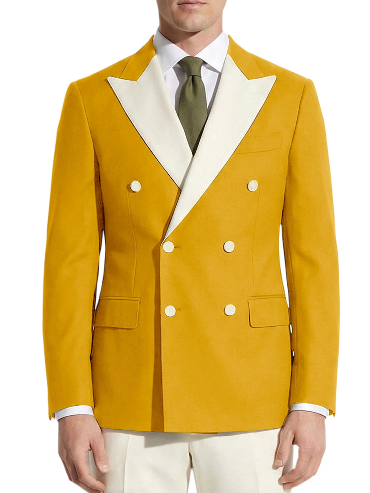 Men's Double Breasted Tuxedo Jacket For Business And Weddings