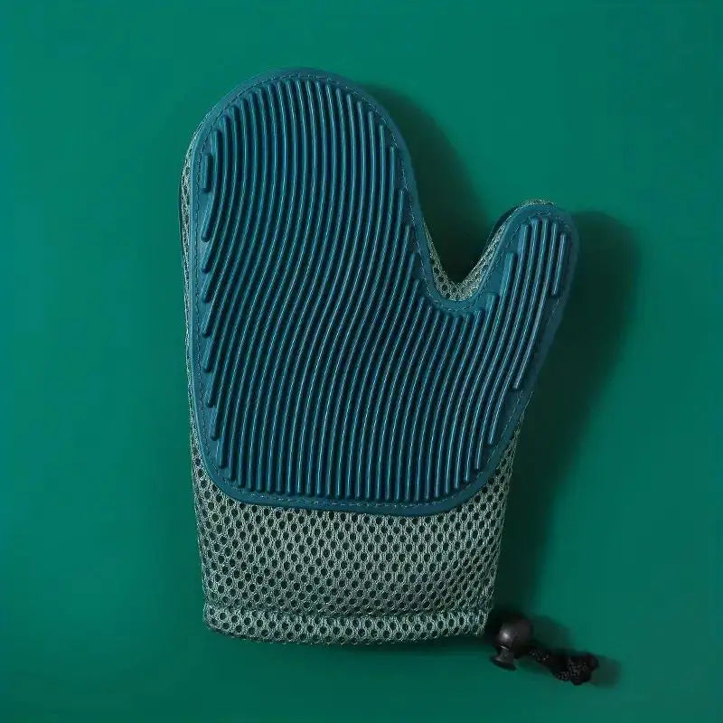 2-In-1 Cat Hair Glove And Pet Fur Remover Grooming Mitt