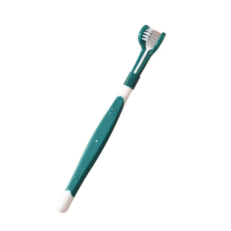 3 Sided Pet Toothbrush For Dogs And Cats Dental Care